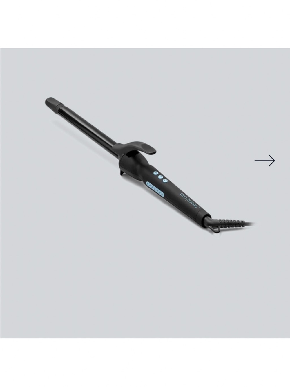 BIO IONIC curling iron .75
